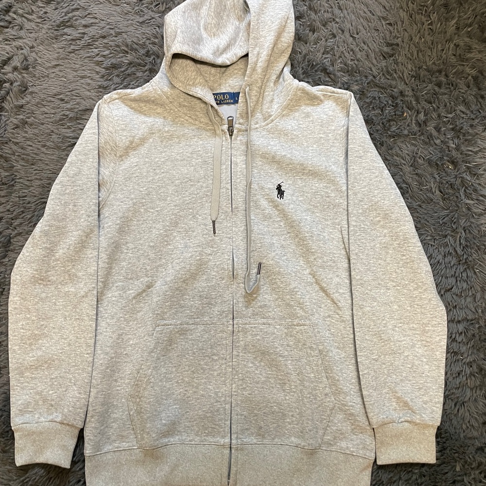 Polo by Ralph Lauren Gray Men's Hoodie Sweater